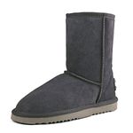 Shenduo Short Boots for Women Winter Ankle Snow Boots Classic 6UK DA5825 Grey 40EU