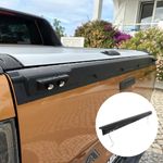 JHCHAN LED Rear Tailgate Cover Protector Matte Black for Ford Ranger 2012-2021 T6 T7 T8 Wildtrak RAPTOR XL Limited, 140mm Length