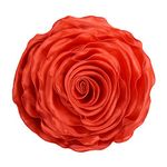 Sleep Nature's Red Rose Cushion, Pack of 1, Satin