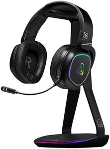 The G-Lab - K-Stand Hydrogen - Support de Casque Gamer – RGB 7 Couleurs, Bouton on/Off, 2 x Hub USB + USB-C, Base Antidérapante – Support Universel pour Casque Gamer PC/Ps5/Ps4/Xbox – Noir - New