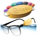 G FLOAT Floating Glasses Holder with No Sunglasses Strap or Tail, Floatable Eyeglasses Strap for Men, Special Glasses Strap…, Yellow (1-pack), Yellow (1-Pack)