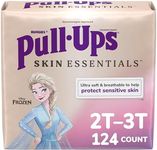 Pull-Ups Girls' Skin Essentials Potty Training Pants, Training Underwear, 2T-3T (16-34 lbs), 124 Ct (4 Packs of 31)