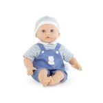 Corolle Mon Premier Poupon Calin Mael, Soft Body Doll with Sleeping Eyes, Hat and Clothing, Removable, Vanilla Fragrance, 30 cm, from 18 Months