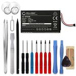 CELLONIC® SP65M Battery Replacement for Sony PS Vita (PCH-1000 / PCH-1004) / PS Vita (PCH-1100 / PCH-1104) Handheld Console Gaming Controller Repair - 2200mAh 3.7V Lithium Polymer + Tool-kit