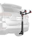 Allen Sports Deluxe 2-Bike Hitch Mount Rack with 1-2 Inch Receiver, Silver/Black