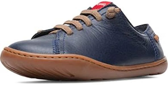 Camper Peu Cami Kids 80003, Zapatillas Niños, Azul/Marrón (Dark Blue 400/Brown), 30 EU