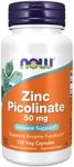 Now Foods Zinc Picolinate, 50mgCapsules, 120-Count