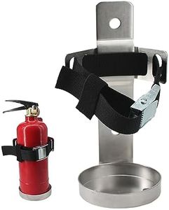 Fire Extinguisher Mount,Wall Mounted Bracket,Compatible with 2.5 lb Fire Extinguishers (2.5lb Stainless Steel 1pcs)