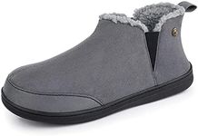 VeraCosy Men's Micro Suede Sheepski