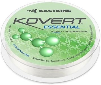KastKing Kovert Essential 100% Fluorocarbon Fishing Line,30LB,200Yds