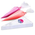 RICCLE Disposable Piping Bags 12 Inch - 100 Pastry Bags - Icing Piping Bags for Frosting - Ideal for Cakes and Cookies Decoration