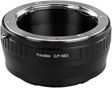 Fotodiox Lens Mount Adapter - Contax/Yashica (CY) SLR Lens to Sony Alpha E-Mount Mirrorless Camera Body