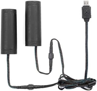 KEMIMOTO ATV Heated Grips, 6-Level Adjustable USB Handlebar Heater, IP67 Waterproof Motorcycle Heated Grip Pads for 22mm Motorcycle/ATV Handlebars