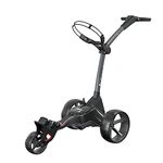 Motocaddy M1 DHC Electric Foldable Lightweight 3 Wheel Golf Caddy Cart, Red