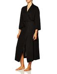 Natori Women's Shangri-La Robe, Black, Medium