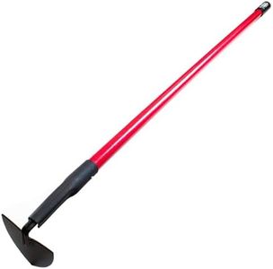 BULLY TOOLS Warren Hoe Professional 12-Gauge 6.25-Inch Garden Hoe Tool with Fiberglass Handle, Commercial Strength, Gardening Tools, 100% Made in The USA