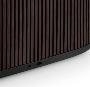 Bang & Olufsen Beosound A5 Portable Bluetooth Speaker – Dark Oak, Wireless Charging, Premium Audio, Long Battery Life