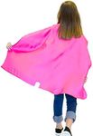 Magenta Polyester Satin Superhero Cape - Kids