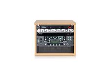 Gator Frameworks Elite Furniture Series 8U Wood Desktop Studio Rack in Natural Maple Matte Finish (GFW-ELITERK-8U-MPL)