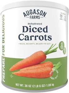 Augason Farms Dehydrated Diced Carrots Can, Emergency Food Supply, Everyday Meals, 216 Servings