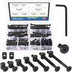 Glarks 141Pcs Baby Bed Crib Screws 