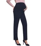 FASHIOSPICE Maternity Pant for Pregnant Women, Offering Ultimate Support and Comfort as Bottom Wear Pregnancy Pants (XL, Navy Blue)