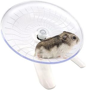 Ruota per Criceti, Ruote per Esercizi per Criceto, Ruota di Esercizio Silenziosa, Ruota per Esercizi per Criceti Silenziosa per Criceti, per Criceti o Altri Piccoli Animali Domestici (Bianco)