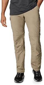 Columbia Hombre Pantalones de senderismo convertibles, Tusk 221, 28W / 36L