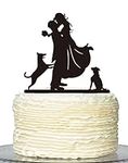 Wedding Cake Topper,Dog Funny Mr & 