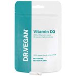 DR.VEGAN Daily Vitamin D3, 2500iu (63mcg) | 30 Vegan Capsules | One-A-Day