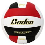 Baden Lexum Official Size 5 Volleyball, Red/White/Black