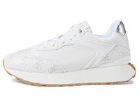 GUESS Women's Luchia Sneaker, White Multi, 7.5