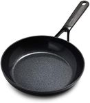 GreenPan SmartShape Healthy Ceramic Nonstick 24 cm Frying Pan Skillet, PFAS-Free, Induction, Dishwasher Safe, Black