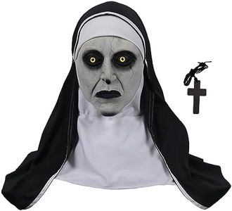 The Nun Mask, Full Head Nun Costume Mask for halloween Party props