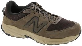 New Balance Men's Fresh Foam 510 V6 H2O Resist Trail Running Shoe, Dark Mushroom/Stoneware/Black, 12 M