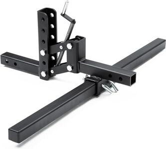 ATV/UTV Manual Implement Lift 1-point Lift System,Manual Implement Lift Pro with 2" Receivers,Quick Attach Accessories for ATV,UTV,Tractors,50 Inches Width,Height Adjustments