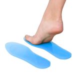 Bos Medicare Surgical® Silicone insoles heel pad ortho care pain relief foot support (Large Size)