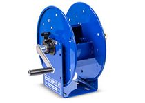 Coxreels 112-3-50 Compact Hand Crank Steel Hose Reel - 4,000 PSI - Holds 3/8" x 50' Length Hose - Perfect for Air Compressor, Garden, Pressure Washer, Electric Hoses (Hose Not Included) Made in USA