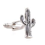 MRCUFF Cactus Pair Cufflinks in a Presentation Gift Box & Polishing Cloth