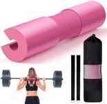 SINYWAY 2Pcs Barbell Squat Pad, Barbell Pad for Squats, Lunges and Hip thrusts, Provides Cushion to Neck and Shoulders While Training, Barbell Pad and Carry Bag