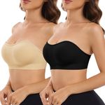 Wireless Strapless Push Up Bra