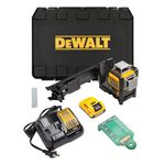 DEWALT 12V MAX Line Laser, 3 X 360, Green (DW089LG) , Yellow