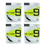 Gosen G-Tone 9 Badminton String Black 0.69mm (Pack of 4) - Made in Japan