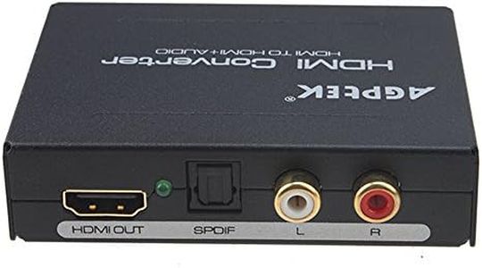 Microware HDMI to HDMI + SPDIF + RCA with R/L Audio Converter Extractor