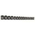 Stanley J72106 Proto 15-Piece 6 Point 3/8-Inch Drive Impact Socket Set