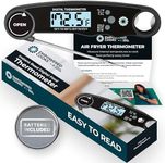 Cathy Yoder's Meat Thermometer Digital, Instant Read Food Thermometer for Cooking in Air Fryer Oven, BBQ, Grill & Baking. Measure Internal Temperatures Probe Easy Display Kitchen Grilling Accessories
