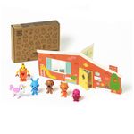 Sago Mini, Figurine Pack with 6 Toy Figures and Folding Playhouse, Kids Toys for Boys & Girls Ages 3 and up