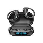 Wireless Earbuds Bluetooth 5.3 Headphones 130hrs Playtime Wireless Charging Ear Buds IPX7 Waterproof Earphones Over-Ear Headset with Earhooks LED Power Display for Sports Workout Running Gym