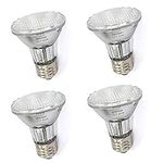 PAR20 50 Watt E26 Medium Base Halogen Flood Light Bulbs,Dimmable Bulbs for Range Hood Lights,Ceiling Fan,Table Light