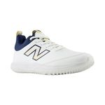 new balance CK4020N5 Cricket Shoes UK Size 7 | NB Cricket Shoes for cricketer's | FuelCell CK4020N5 White with Navy and Gold | NB Shoes for Mens & Womens |